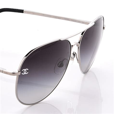 chanel women's aviator sunglasses